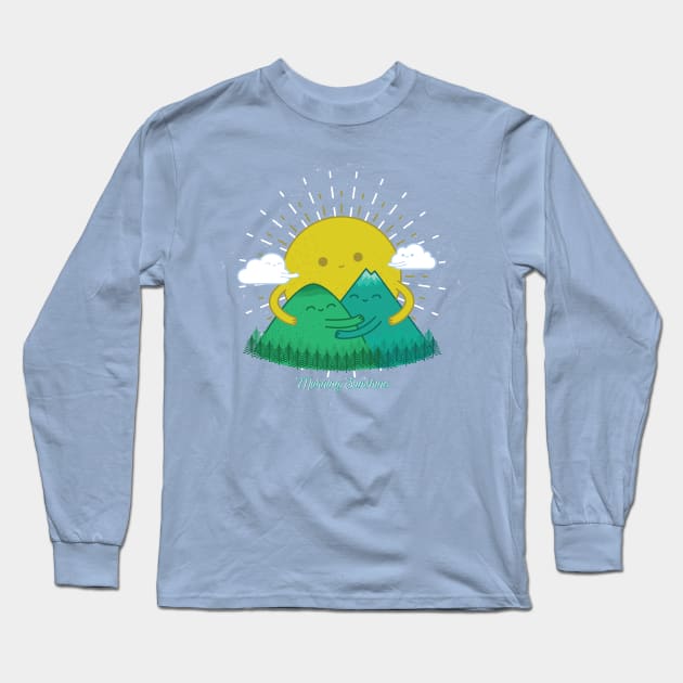 Morning Sunshine Long Sleeve T-Shirt by KumaToUsagi17